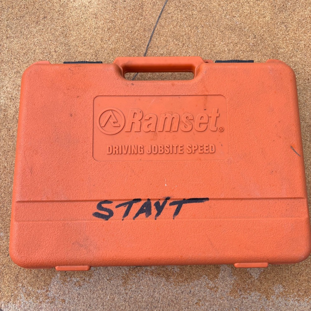 Ramset Viper Powder Actuated Tool Fastening Kit with Case and Manual Orange